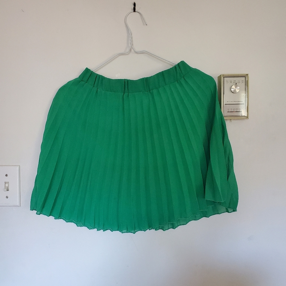 Green Mini Skirt